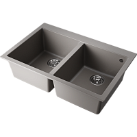 Мойка Omoikiri Bosen 80-2-GR Tetogranit/leningrad grey