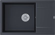 Мойка Paulmark FLUGEN 60, IT-GRANIT, PM317850-AN, антрацит, 780х500 мм, Paulmark