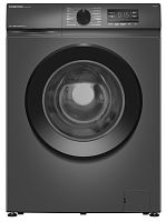 Стиральная машина с инвертором и паром узкая MEFERI MFW061014GR SLIM LIGHT отдельностоящая серая, гл