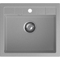Кухонная мойка GRANFEST QUADRO Q-561 gray