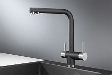 2305, ЧЕРНЫЙ, СМЕСИТЕЛЬ КУХОННЫЙ