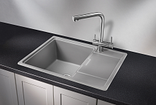 6503, АЛЮМИНИУМ, кухонная мойка, кварц