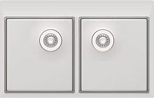 Мойка Florentina "Логика-НМ" 800.510.20.10, сатинированная, перелив в чаше