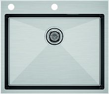 Мойка Paulmark нерж. сталь Paulmark KRONER-EDGE 59, PM775951-BS, брашированная нерж. сталь, 590х510м