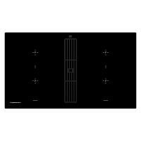 Индукционная варочная панель с вытяжкой Kuppersbusch KMI 9850.0 SR Black Velvet