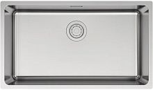 Мойка Paulmark YUNI 76 UNI, нерж. сталь, YU76-BS, брашированная нерж. сталь, 760х440мм, Paulmark