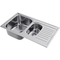 Мойка Omoikiri Kashiogawa 86-2-IN нерж. сталь/нержавеющая сталь