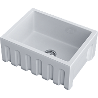 Мойка Omoikiri Mikura 61-WH Glossy Natceramic/белый глянцевый