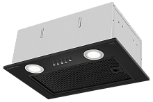 Вытяжка кухонная MEFERI INBOX45BK POWER, 45 см, встраиваемая, черная, производительность 900 м3/ч, 3