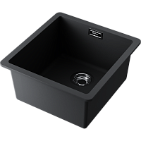 Мойка Omoikiri Kata 40-U-BL Artgranit/черный