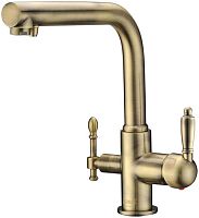 Смеситель ZorG Clean Water ZR 313 YF-33 BR для кухонной мойки