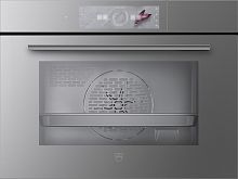 Паровой шкаф V-Zug CombiSteamer V6000 45 платиновое стекло