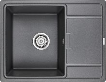 Мойка Paulmark FLUGEN 50-650, IT-GRANIT, PM216550-DG, графит, 650х500 мм, Paulmark