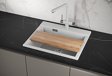 ES-5804, АРКТИК (БЕЛЫЙ), кухонная мойка, кварц, ESTETICA