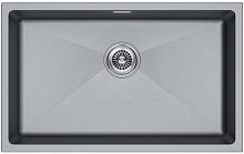 Мойка Paulmark LUMI 74UNI, IT-GRANIT, LU74-GRM, серый металлик, 740х460, Paulmark