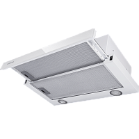 Вытяжка телескопическая кухонная MEFERI SLIDEBOX60WH GLASS ULTRA, 60 см, белая, стекло, производител