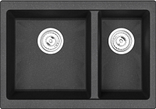 Кварцевая мойка EMAR EMQ-2665.PL Оникс