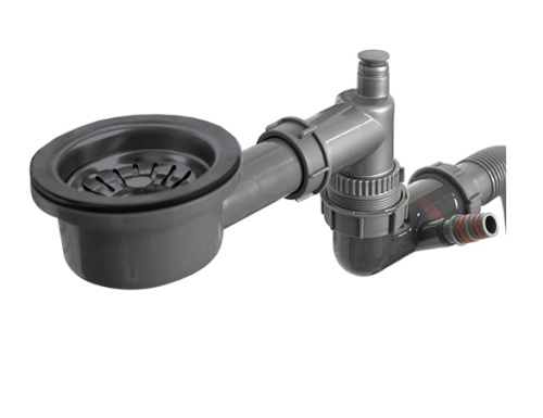 Компактный сифон с сухим затвором ZORG KC 1 GRAFIT