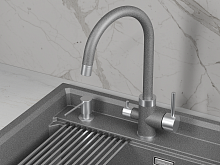 5169, ГРАФИТ, СМЕСИТЕЛЬ КУХОННЫЙ