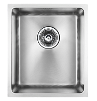 Мойка Paulmark нерж. сталь Paulmark VISTA 38, PM904438-BS, брашированная нерж.сталь, 380х440мм, Paul