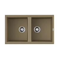 Мойка Omoikiri Tedori 86-2-CH Tetogranit/шампань