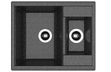 Мойка Dr. Gans "Астра" 620 К, черный СМс 