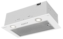 Вытяжка кухонная MEFERI INBOX52WH POWER, 52 см, встраиваемая, белая, производительность 900 м3/ч, 3 