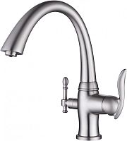 Смеситель ZorG Sanitary ZR 340 YF SATIN для кухонной мойки