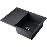 Мойка Omoikiri Sakaime 68-BL Tetogranit/черный