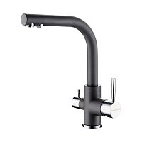 Смеситель для кухни Paulmark ESSEN, серый металлик, Es213011-402(GRM), Paulmark