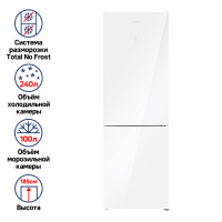Холодильник MAUNFELD MFF185NFW