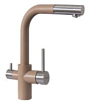 Смеситель Florentina КРИСТАЛЛ FL, цвет Капучино  (CRYSTAL FL, Cappuchino)