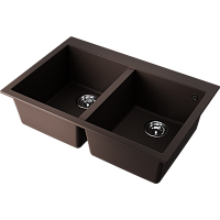 Мойка Omoikiri Bosen 80-2-DC Tetogranit/темный шоколад