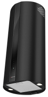 Вытяжка кухонная цилиндрическая островная MEFERI TUBE40BK ISLA COMFORT PLUS, 40 см, черная, производ