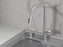 9011, АЛЮМИНИУМ, СМЕСИТЕЛЬ КУХОННЫЙ