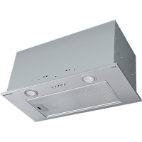 Вытяжка кухонная MEFERI INBOX60IX ULTRA, 60 см, встраиваемая, серая, производительность 1100 м3/ч, 3