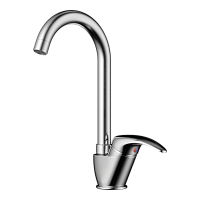 Смеситель Omoikiri Umi-BN латунь/нержавеющая сталь