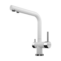 Смеситель Omoikiri Nagano-WH латунь/белый