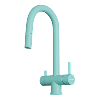 Смеситель Omoikiri Akita-S-AZ латунь/azur blue