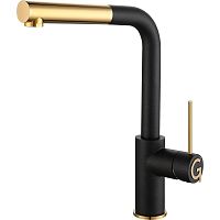 Смеситель Rivelato 1573503 antracite oro