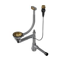 Арматура для одночашевых моек с прямоугольным переливом Omoikiri WK-1-A-AB