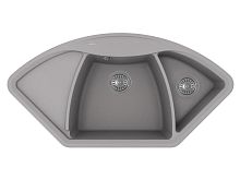 Мойка Florentina "Гави", серый шелк