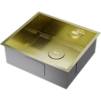 Мойка Omoikiri Kasen 49-16-INT-LG нерж. сталь/светлое золото