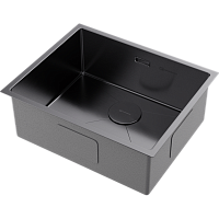 Мойка Omoikiri Taki 54-U/IF-GM нерж. сталь/вороненая сталь