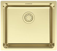 Мойка Paulmark YUNI 49 UNI, нерж. сталь, YU49-LG, светлое золото, 490х440мм, Paulmark