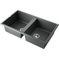 Мойка Omoikiri Tedori 86-2-PL Tetogranit/платина