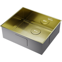 Мойка Omoikiri Kasen 53-26-INT-LG нерж. сталь/светлое золото