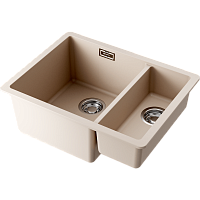 Мойка Omoikiri Kata 55-2-U-SA Artgranit/бежевый