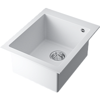 Мойка Omoikiri Bosen 41-WH Tetogranit/белый