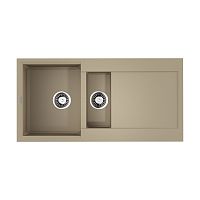 Мойка Omoikiri Sakaime 100-2-CH Tetogranit/шампань